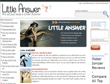 Tablet Screenshot of littleanswer.com